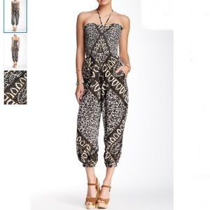 Free People Balloon Printed Jumpsuit